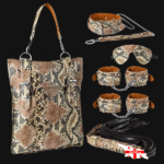 საფარელის BDSM ჩანთა - გველის ტყავი